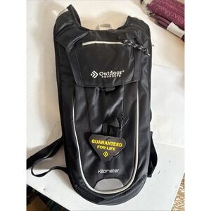 Outdoor Products Kilometer Hydration Pack 2 Liter Backpack Black Biking & Hiking
